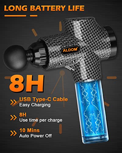 ALDOM Deep Tissue Percussion Massager - 30 Speeds