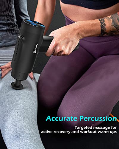 AERLANG Massage Gun for Muscle Pain Relief - 20 Speeds, 6 Heads
