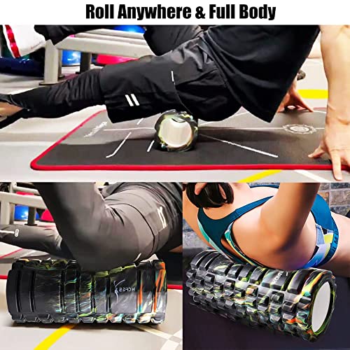 HCFGS Foam Roller: Deep Tissue Muscle Massage Tool