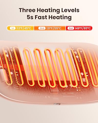 5000mAh Electric Heating Pad for Back Pain Relief