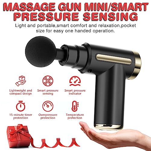 Mini Massage Gun with 6 Speeds & 4 Heads
