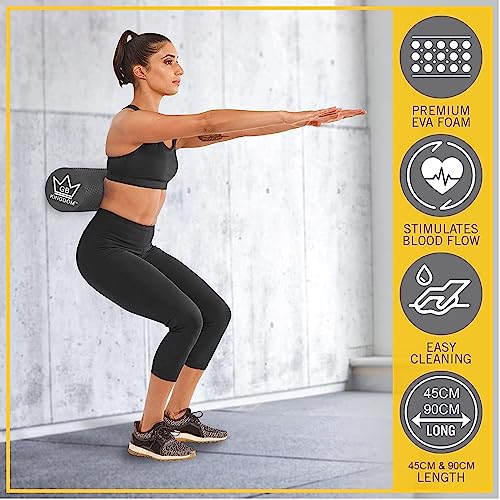 45cm Black Foam Roller - Fitness & Balance Training