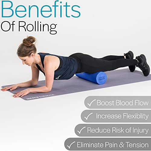 Muscle Massage Roller for Balance - 45cm Blue