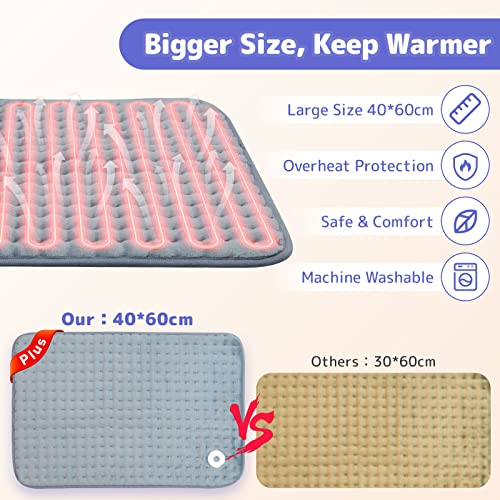 Large Electric Heating Pad for Back Pain Relief