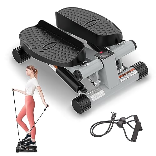 Mini Stepper with Resistance Bands - Full Body Workout