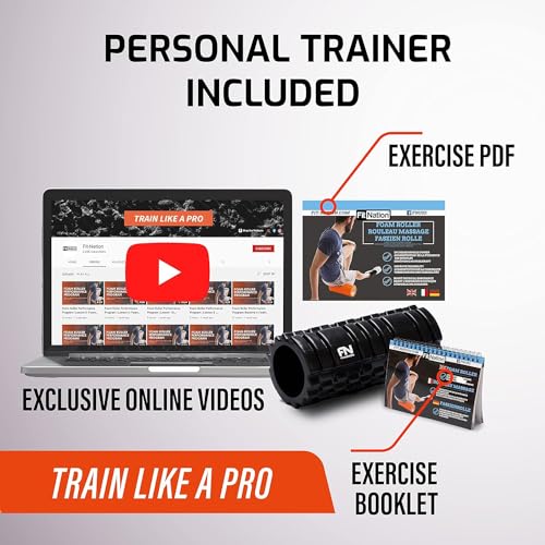 Ultra-Lightweight Fit Nation Foam Roller - Black