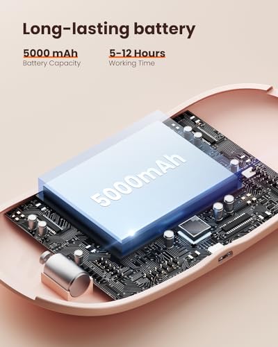 5000mAh Electric Heating Pad for Back Pain Relief