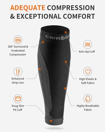 CAMBIVO Compression Calf Sleeves: Men & Women
