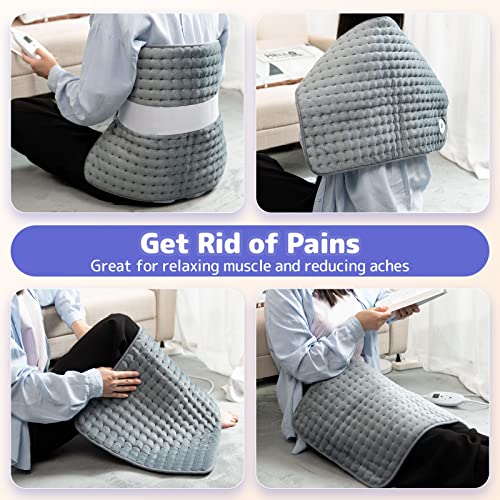Large Electric Heating Pad for Back Pain Relief