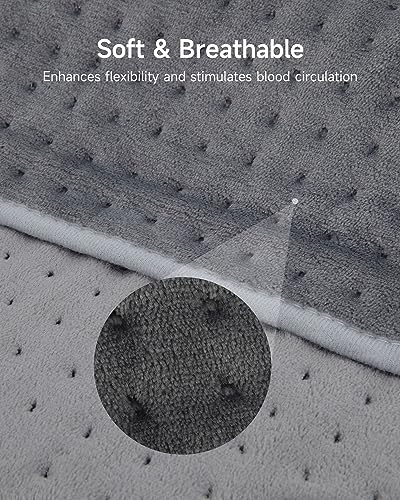 ALLJOY Electric Heating Pad for Back Pain Relief, 6 Settings