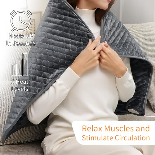 Large Electric Heat Pad for Back, Neck, Shoulder Pain