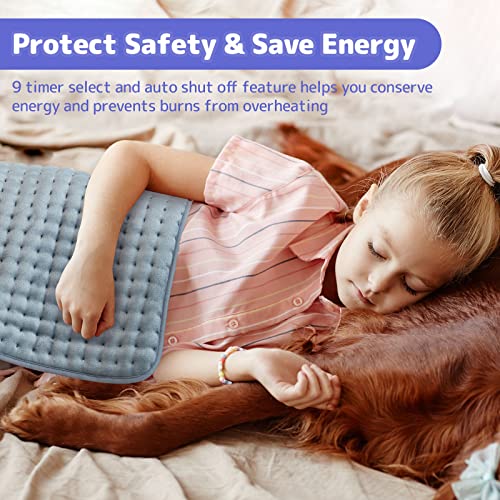 Large Electric Heating Pad for Back Pain Relief