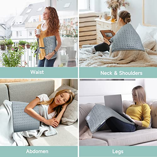 HAUSPROFI Electric Heating Pad - Back Pain Relief