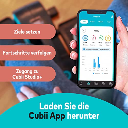 Cubii JR2 - Mini Exercise Bike with LCD Fitness Tracker