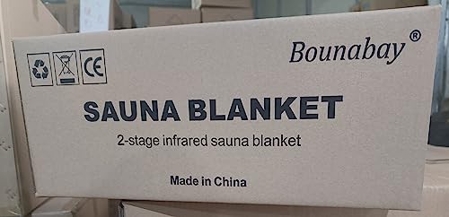 Bounabay Infrared Sauna Blanket: 2-Zone Body Shaper
