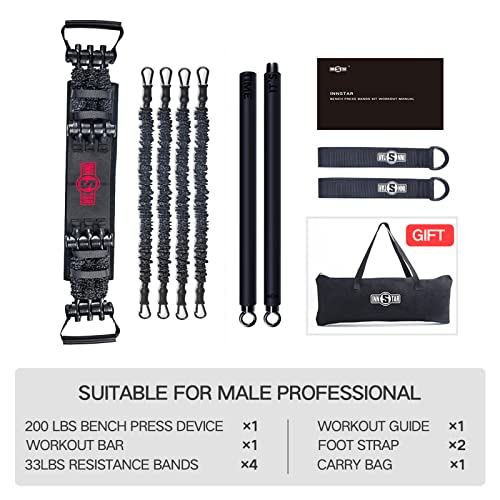 Portable Home Gym Training Set with Bench Press