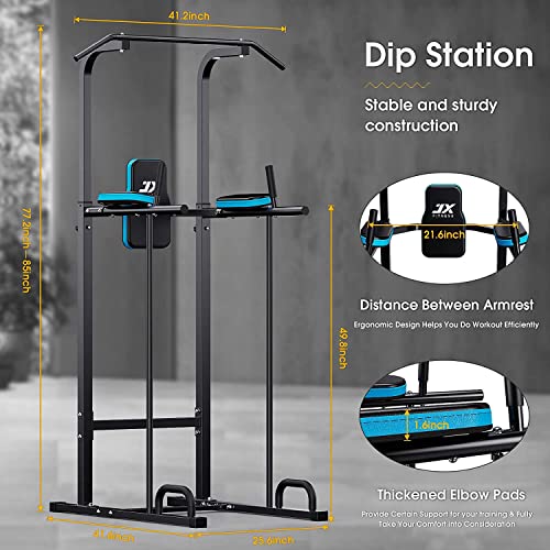 Adjustable Power Tower for Full-Body Home Workouts