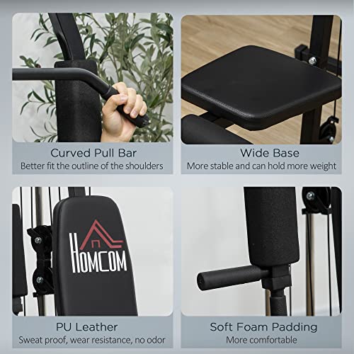 HOMCOM 45kg Multi Gym: Ultimate Full Body Workout