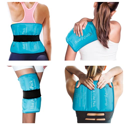 Gel Ice Pack for Injuries, Cold Compression Therapy