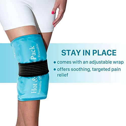 Gel Ice Pack for Injuries, Cold Compression Therapy