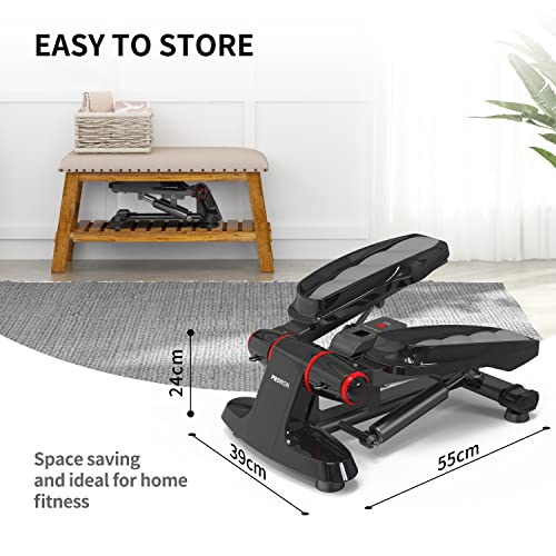 PROIRON Mini Stepper Machine with Display and Resistance Bands