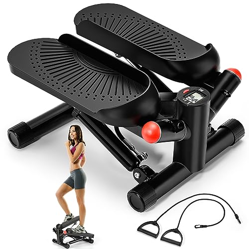 ACFITI Stair Stepper with Quiet Design, Resistance Bands