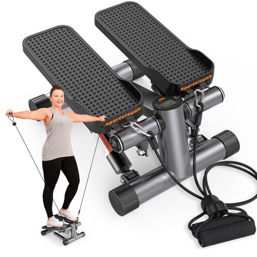 Sportsroyals Stair Stepper & Resistance Band, Full Body Workout
