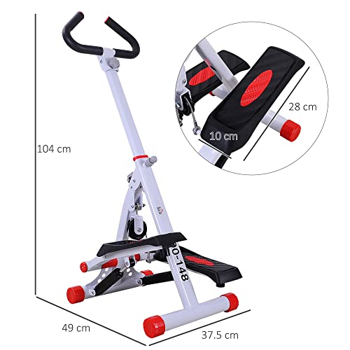 Foldable Step Machine with LCD Display - Home Fitness