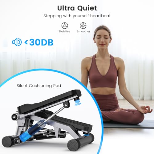 Sportsroyals Stair Stepper & Resistance Band, Full Body Workout