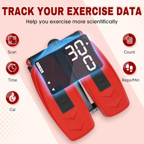 Resistance Band Stair Stepper with LCD Monitor