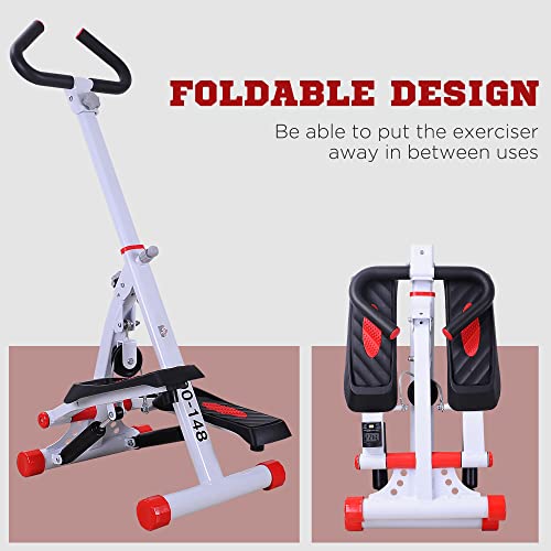 Foldable Step Machine with LCD Display - Home Fitness