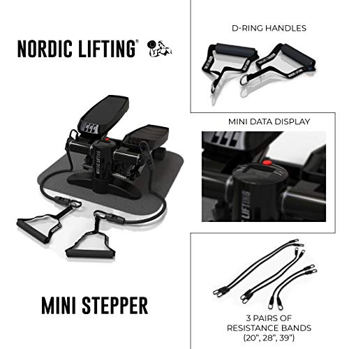 Nordic Lifting Black Mini Stepper