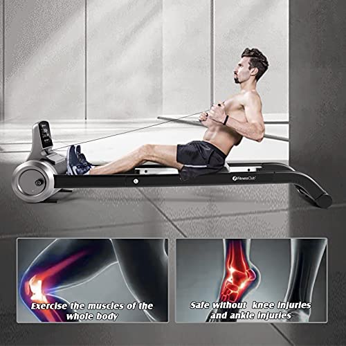 Foldable Magnetic Rowing Machine for Home Fitness