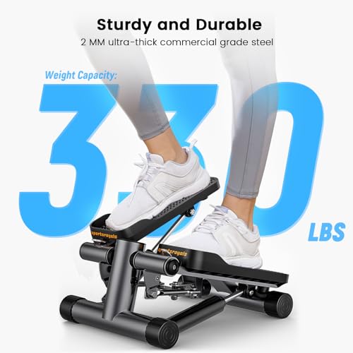 Sportsroyals Stair Stepper & Resistance Band, Full Body Workout