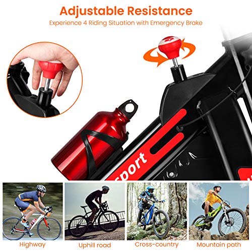 Jupgod Indoor Cycling Bike with Silent Flywheel