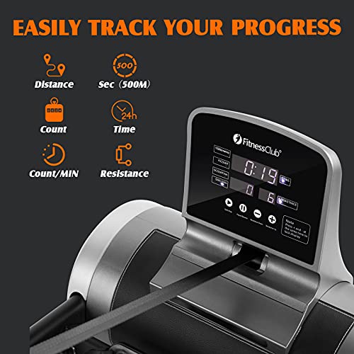 Foldable Magnetic Rowing Machine for Home Fitness