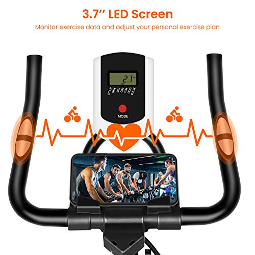 Jupgod Indoor Cycling Bike with Silent Flywheel