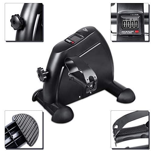 Compact Indoor Pedal Exerciser - Black