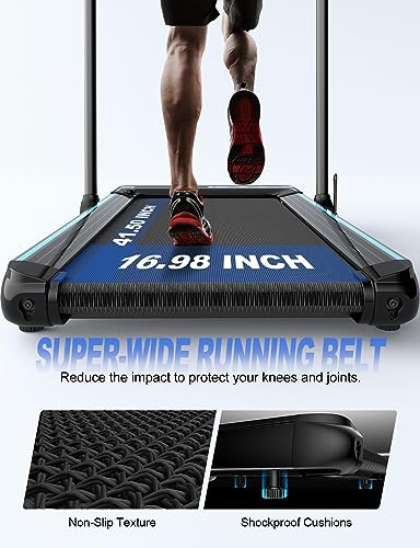 Foldable Treadmill with Powerful Motor and App Control