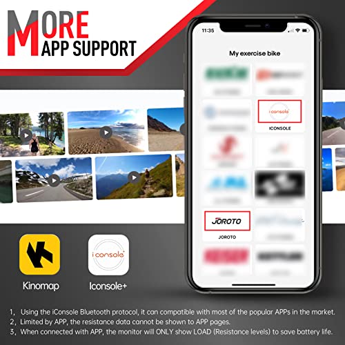 JOROTO X4S Bluetooth Exercise Bike - Indoor Cycling Bike