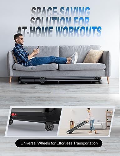 Foldable Treadmill with Powerful Motor and App Control