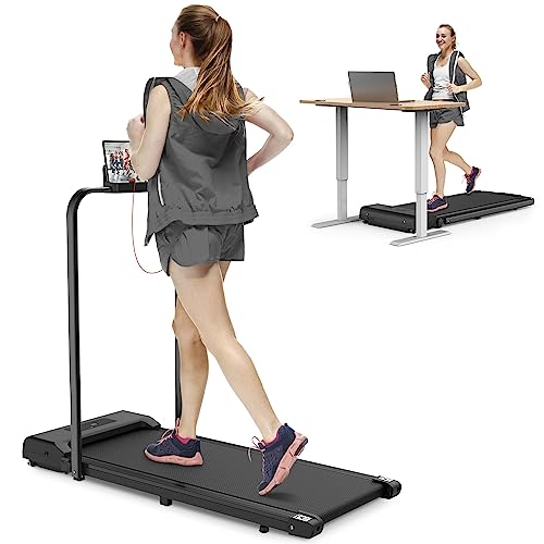 Folding Treadmill, Adjustable Speeds, Home Cardio Exercise