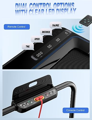 Foldable Treadmill with Powerful Motor and App Control