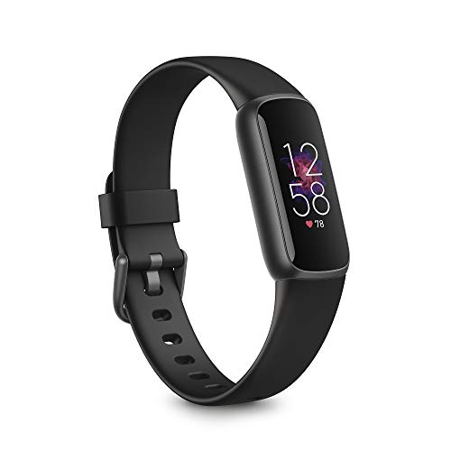 Fitbit Luxe Activity Tracker: Long Battery, Stress Management, Black
