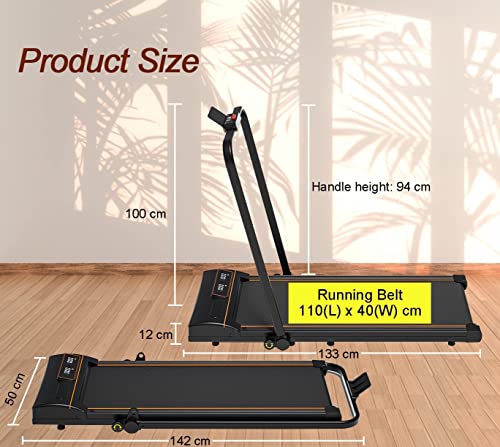 2.5HP Portable Folding Treadmill for Home Fitness
