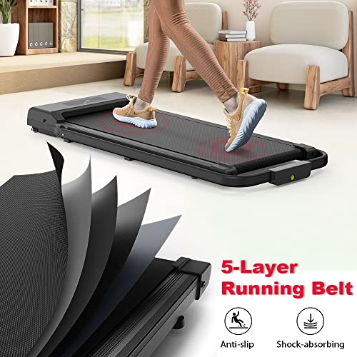Folding Treadmill, Adjustable Speeds, Home Cardio Exercise