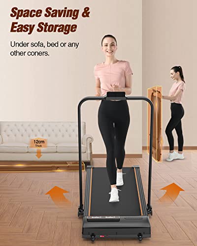 2.5HP Portable Folding Treadmill for Home Fitness