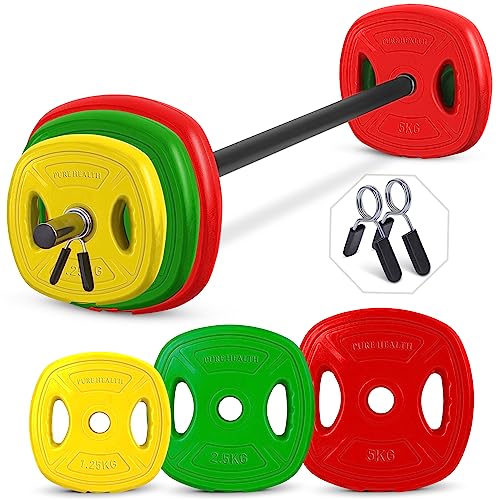 Adjustable Barbell Weights Set - Ideal Home Fitness