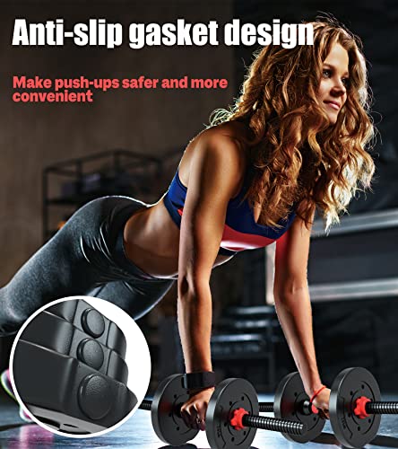 20KG Dumbbell and Barbell Set, Adjustable Training for Bodybuilding