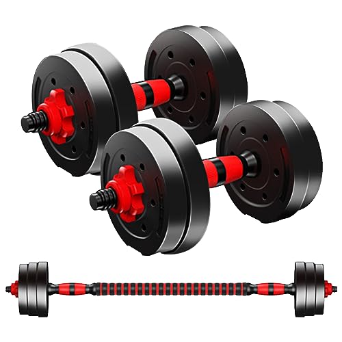 20KG Adjustable Dumbbell and Barbell Set - Home Fitness Equipment